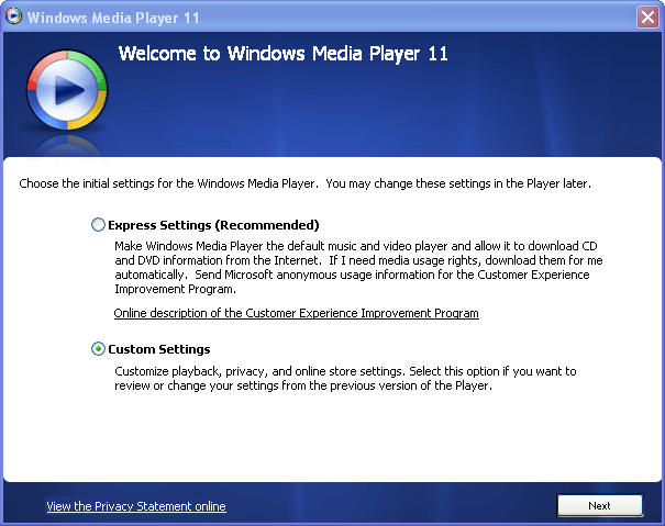 Install Windows Media Player 11 Without Genuine Validation